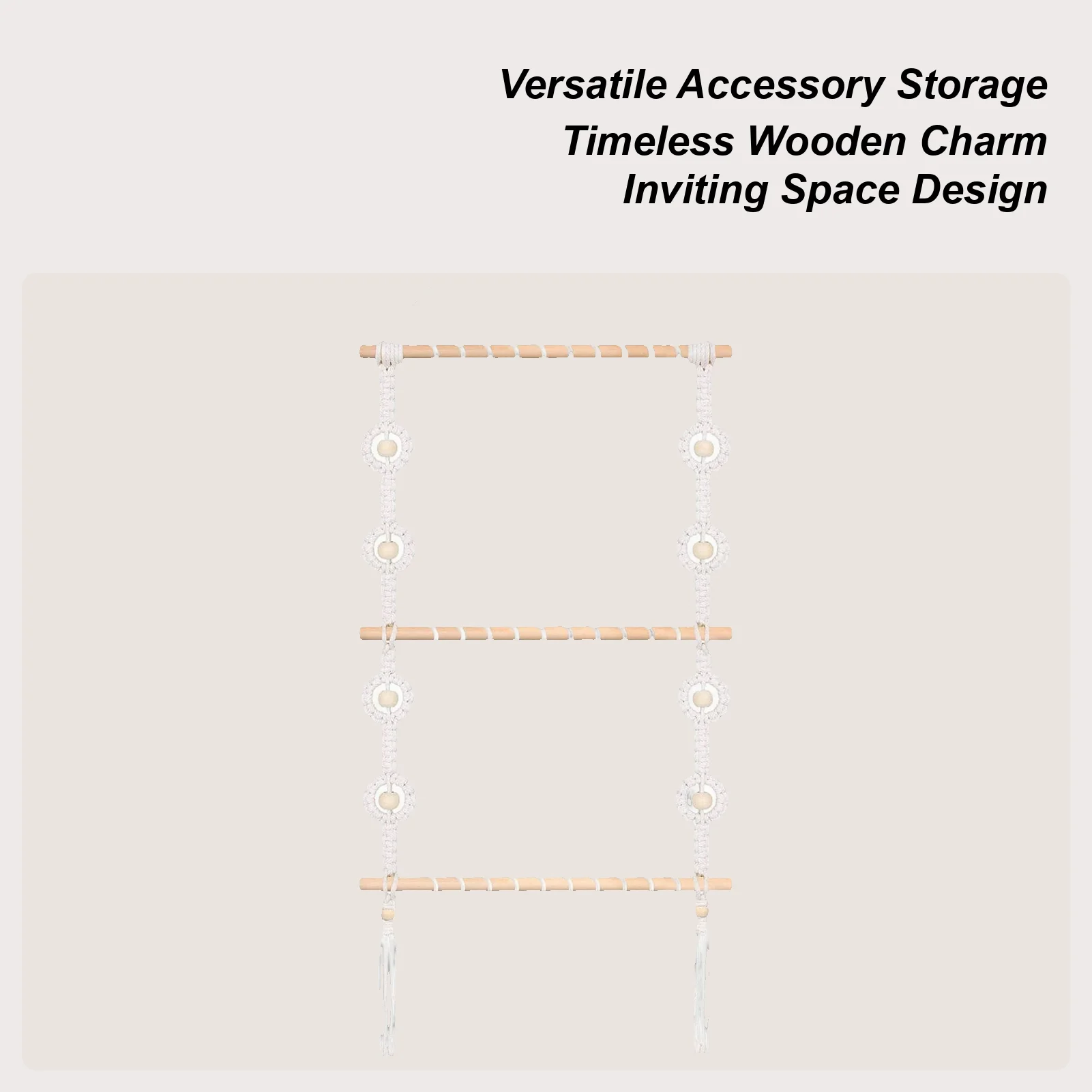 

Bow Hanger Rack Headband Holder Hair Bow Hanger Storage Display Multi-Layer Woven Rack Wall-Mounted For Bedroom Living Room