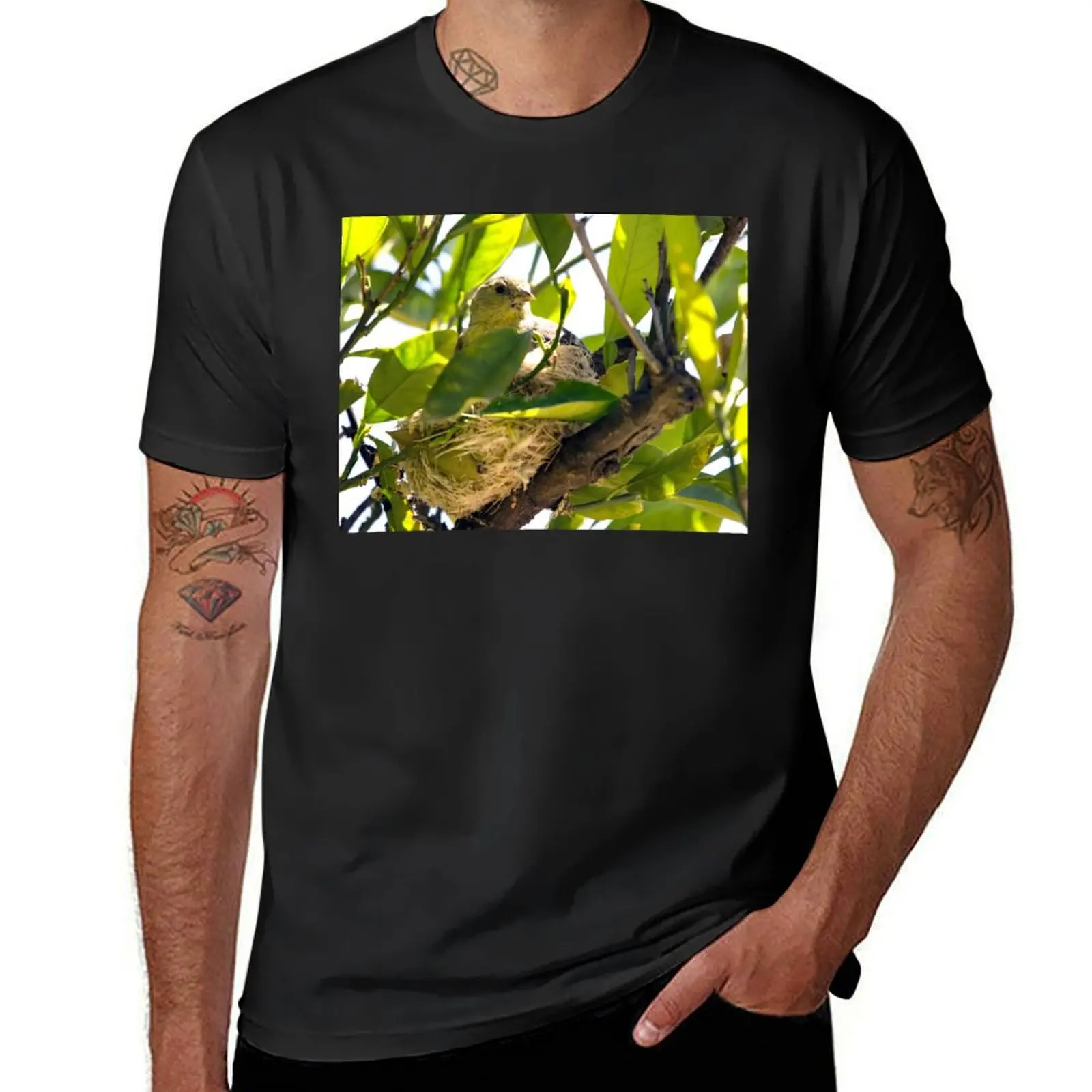 Just Hanging Out at the Nest T-Shirt funnys tops Blouse plus sizes Men's clothing