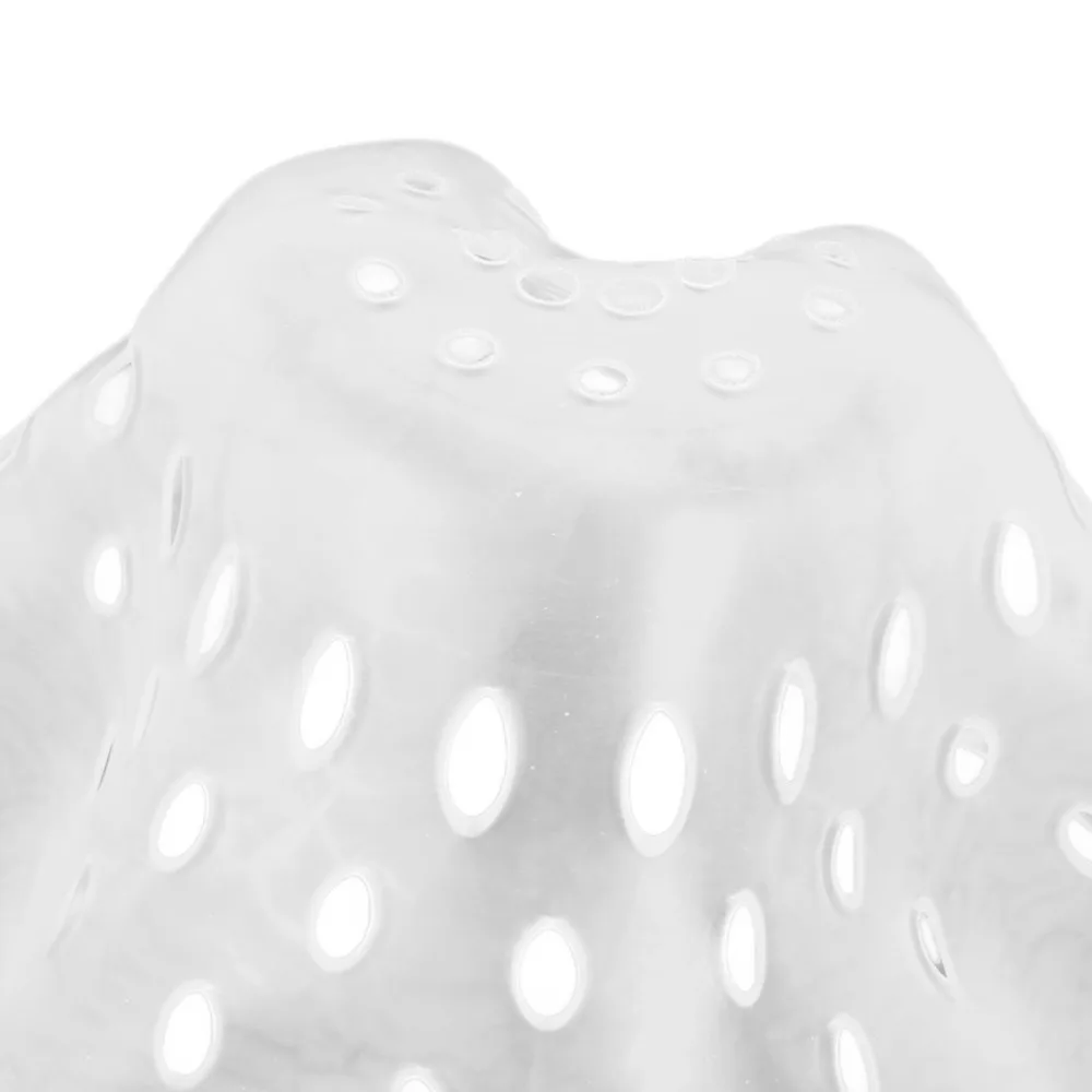 TPU Calf Weaning Hood Breathable Perforated Surface Cattle Breast Cover Six Fastening Openings Transparent Calf Breast Shield