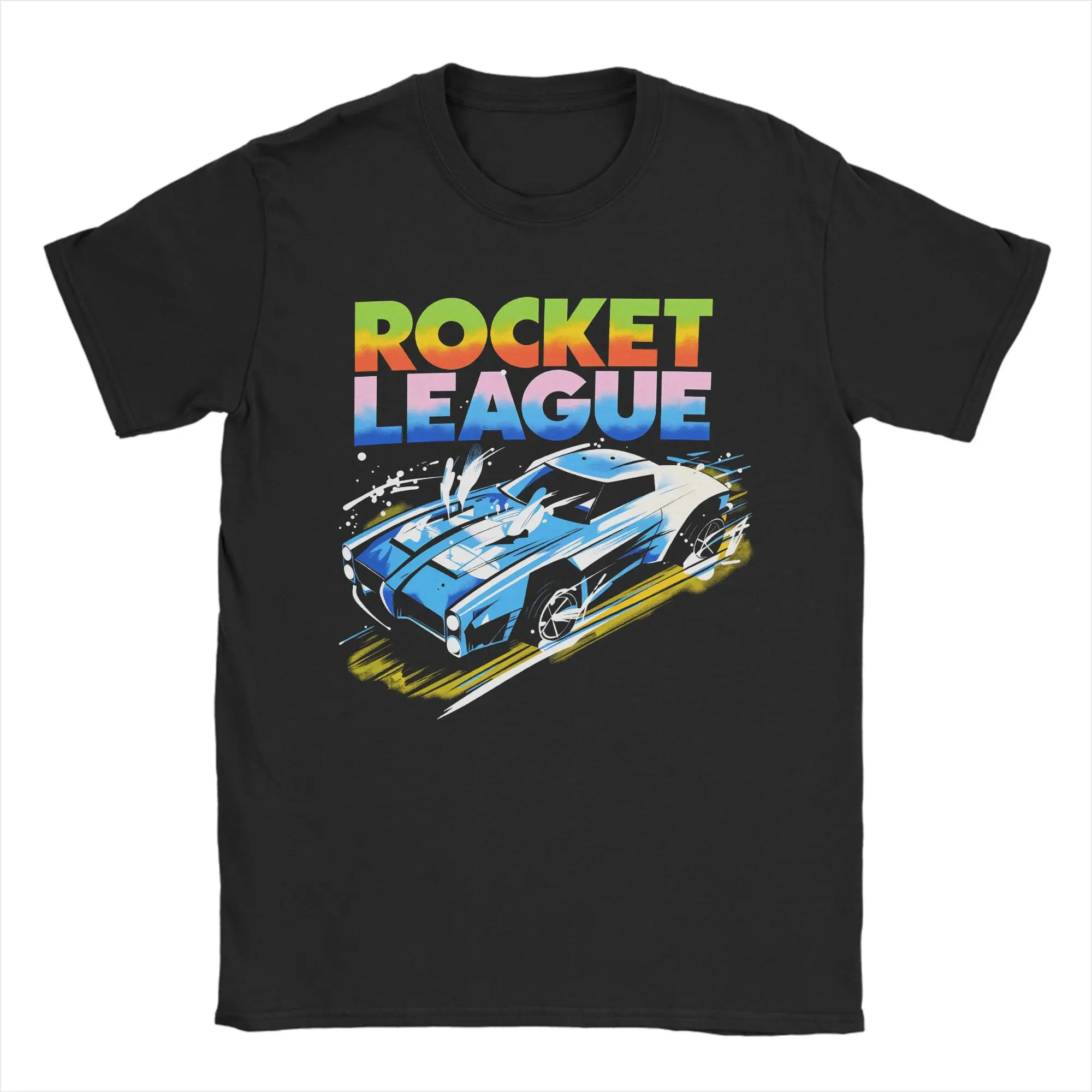 Rocket League 100 Cotton T-Shirt For Men Summer  Streetwear T-Shirts O Neck Hipster Tee Shirt Oversized Dropshipping Clothing
