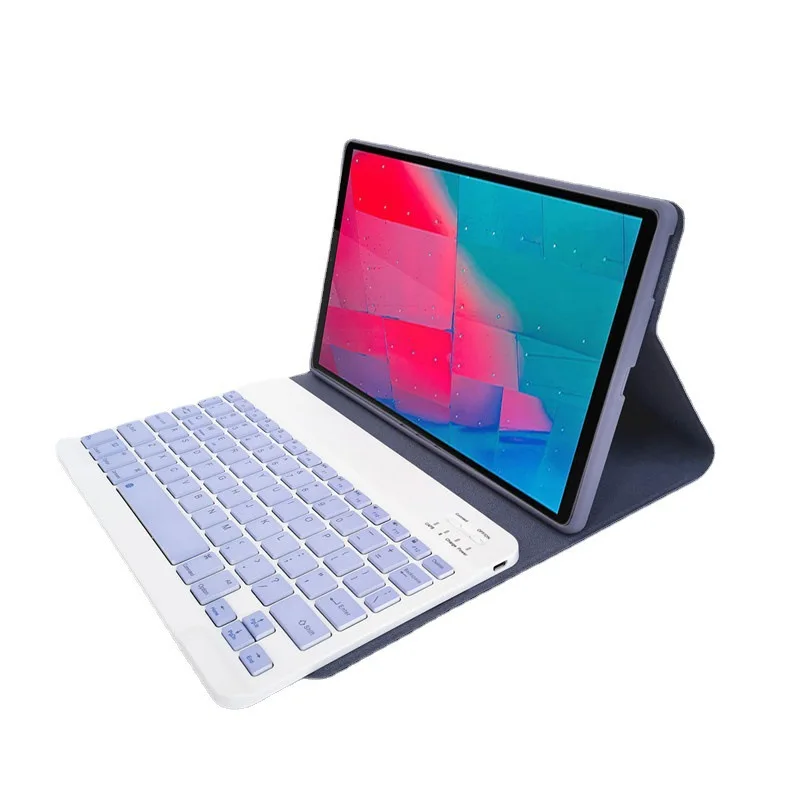 Imagem -04 - Capa de Teclado e Mouse sem Fio para Lenovo Tab P11 Pro Candy Color Capa de Couro de Silicone Tb-j706f J706l 115 Pol 2023