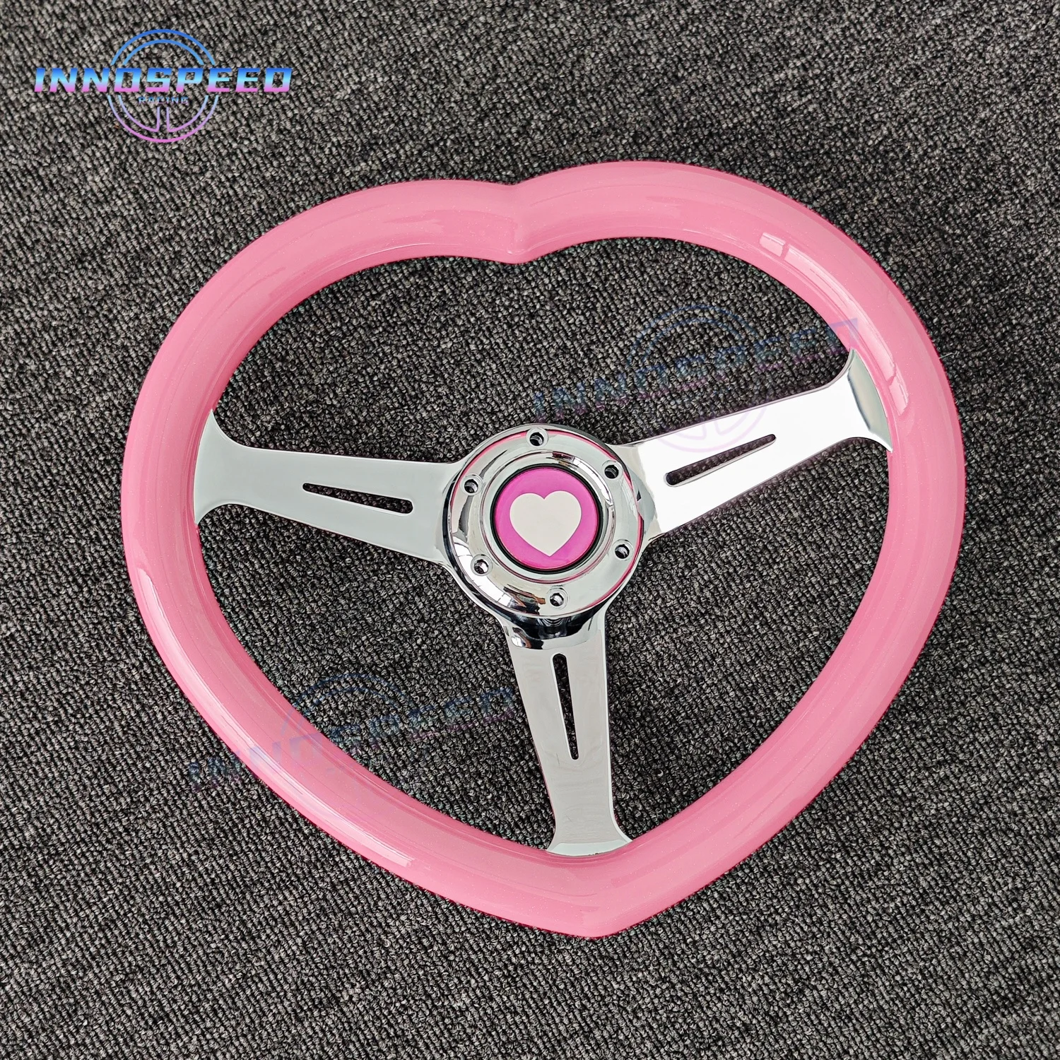 العالمي 14 بوصة JDM شكل قلب الرياضة سباق لعبة عجلة القيادة اكسسوارات السيارات