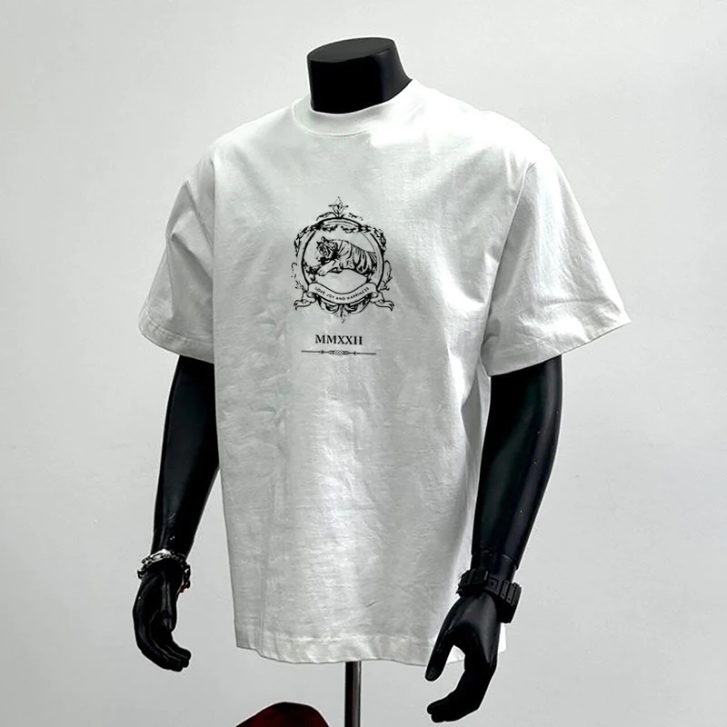 

Casual Oversize Cotton ort Sve T-irt Men's Sli Breathable Summer Faion Brand Versatile Large Size round Ne Top