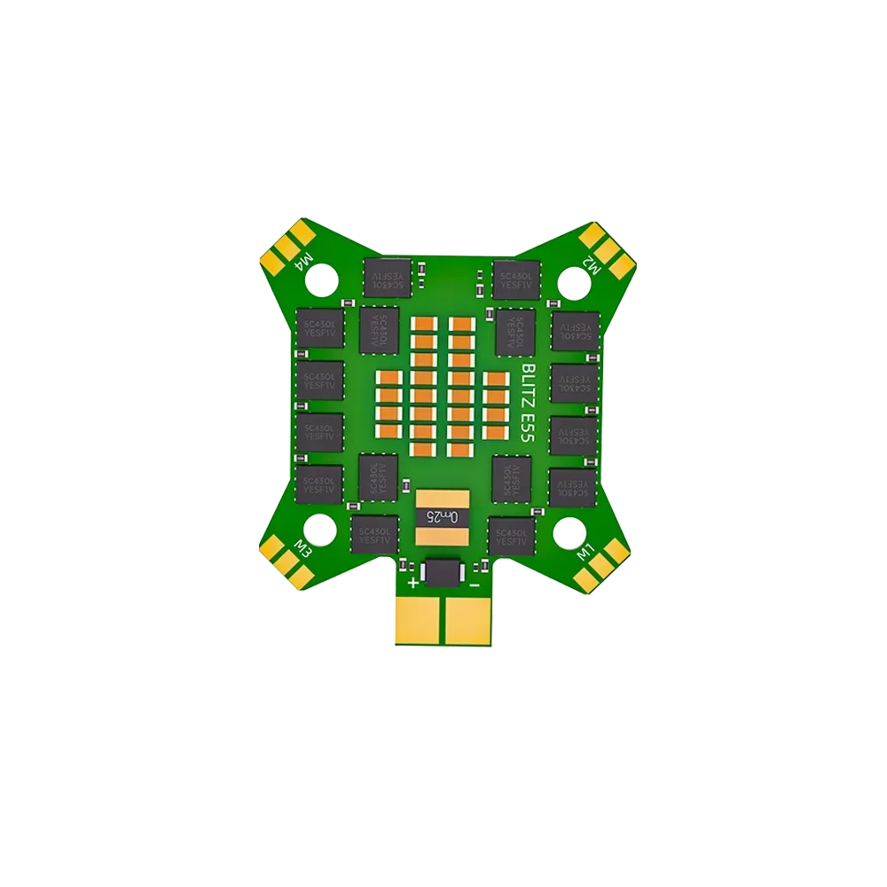 BoMasMiFlight BLITZ E55 4-IN-1 ESC 2-6S Support DShot150/300/600/MultiShot/OneShot For FPV Parts