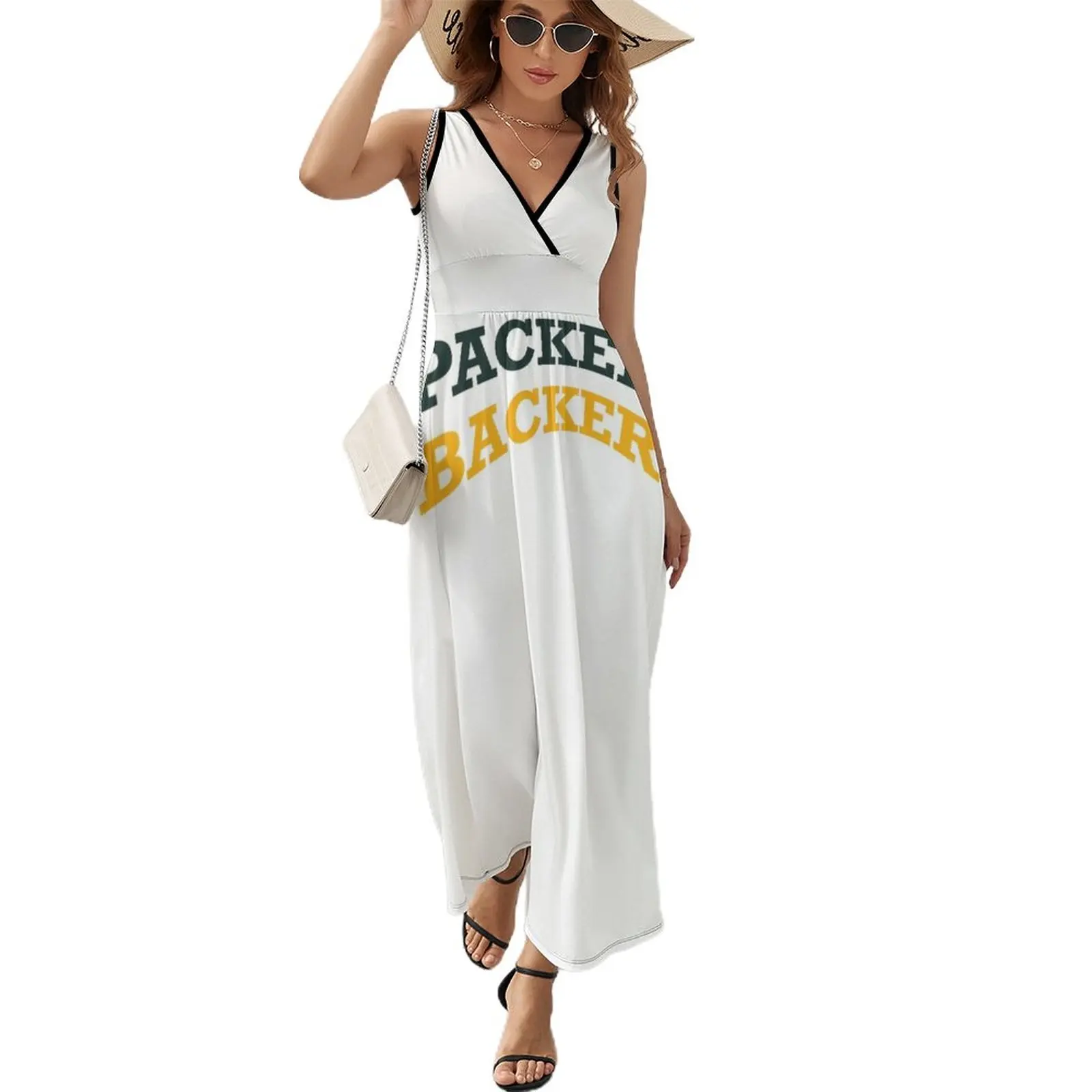 

Packer Backer - Show Your Green Bay Packers Pride Sleeveless Dress luxury evening dresses 2023