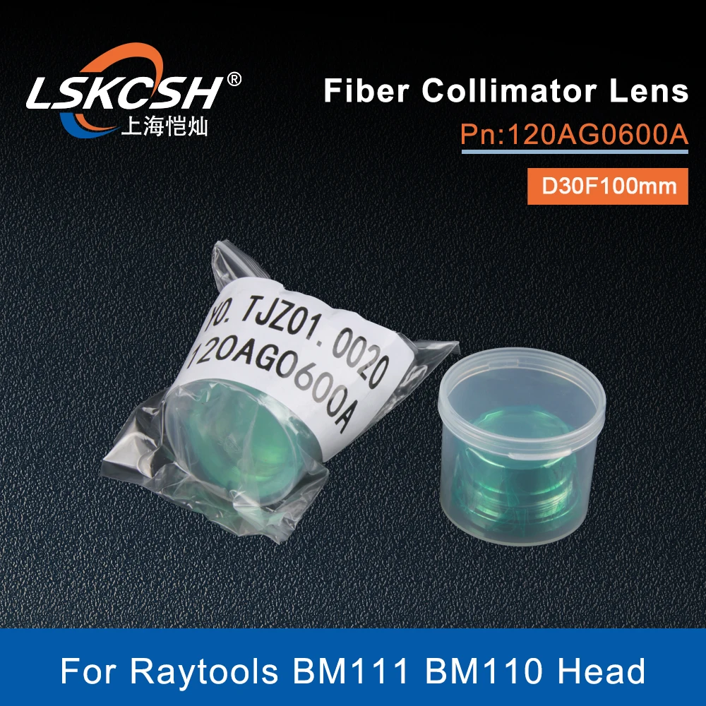 LSKCSH Original Raytools BM111 Collimating&Focusing Lens D30 F100/125/155mm 120AG0600A for Raytools BM110 Laser Cutting Head