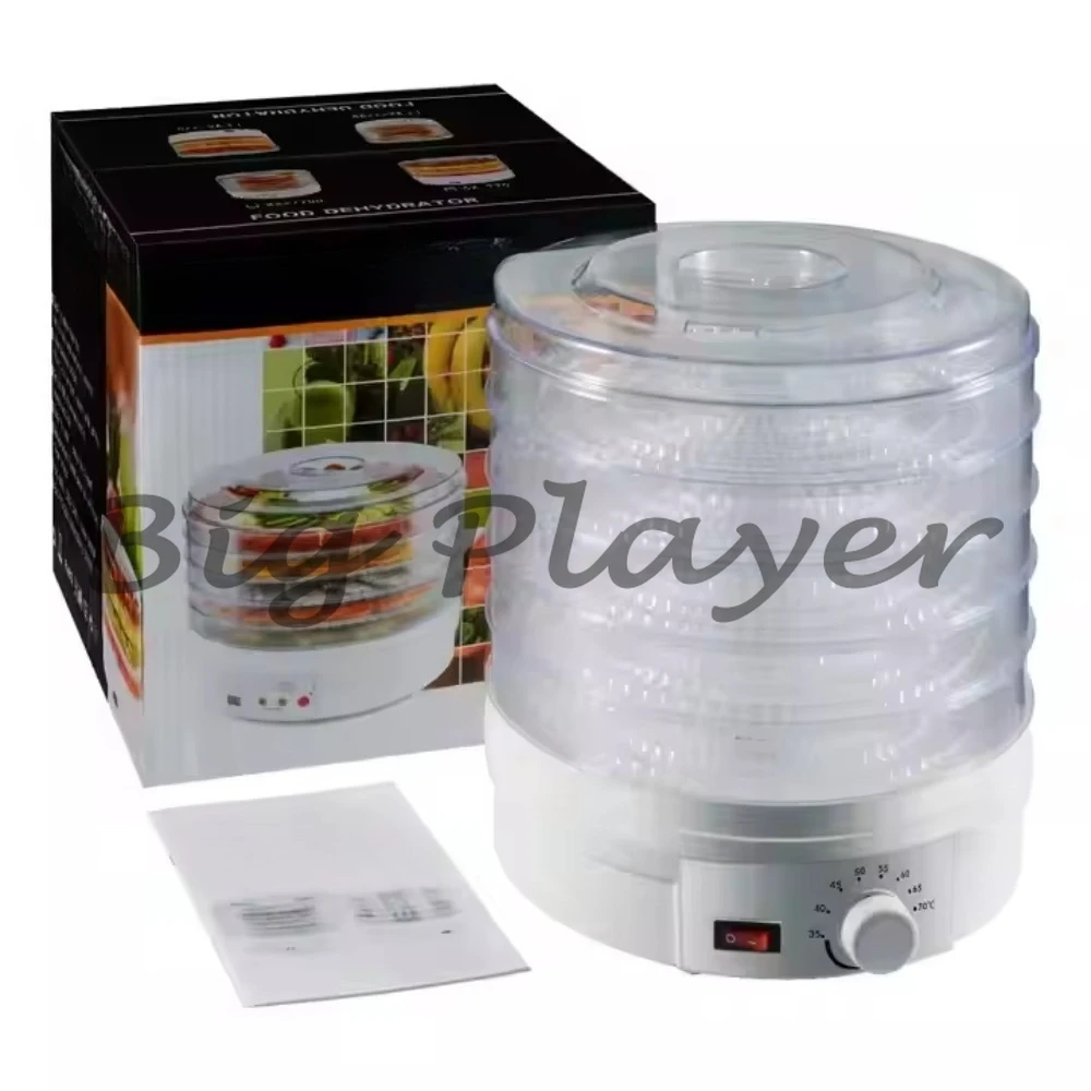 Food dehydrator 5 tray professional electric multi-layer fruit/vegetable dryer fresh-keeping machine