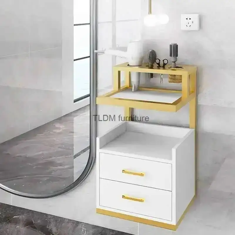 فائدة تصفيف الشعر عربة أدراج الجمالية المهنية مساعد عربة صالون تجميل Carrello Attrezzi سبا الأثاث MQ50TC #3