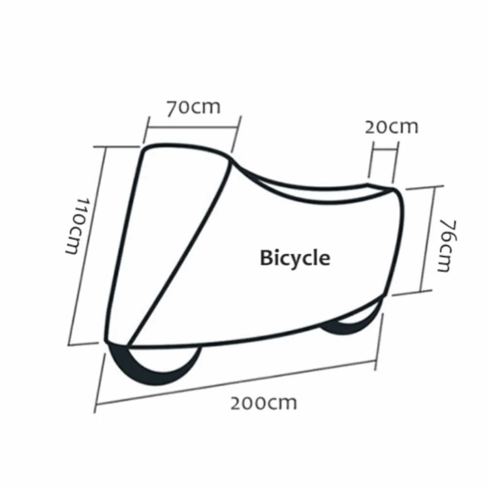Funda para Bicicleta Impermeable Plegable con Orificios para Candado - imagen 5