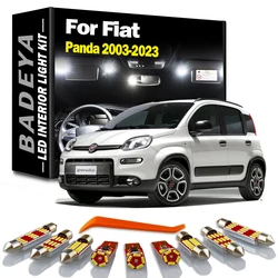 BADEYA LED Interior Reading Dome Trunk Light Kit For Fiat Panda 2003- 2016 2017 2018 2019 2020 2021 2022 2023 Indoor Car Bulbs