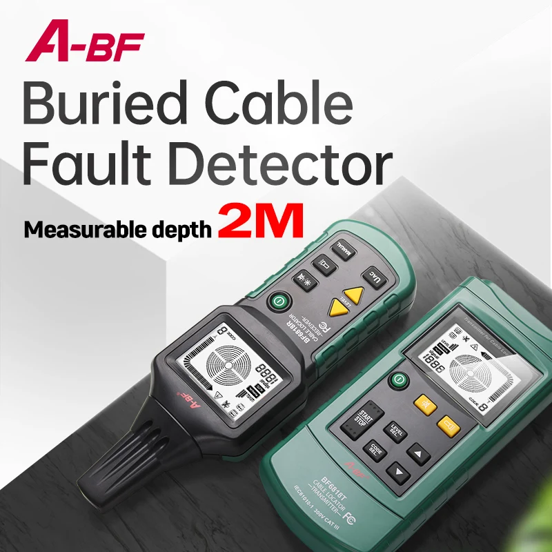 A-BF bf6818 linha de cabo detector 12 400v tubo de metal detector óptico subterrâneo solução de problemas pipeline fio finder ms6818