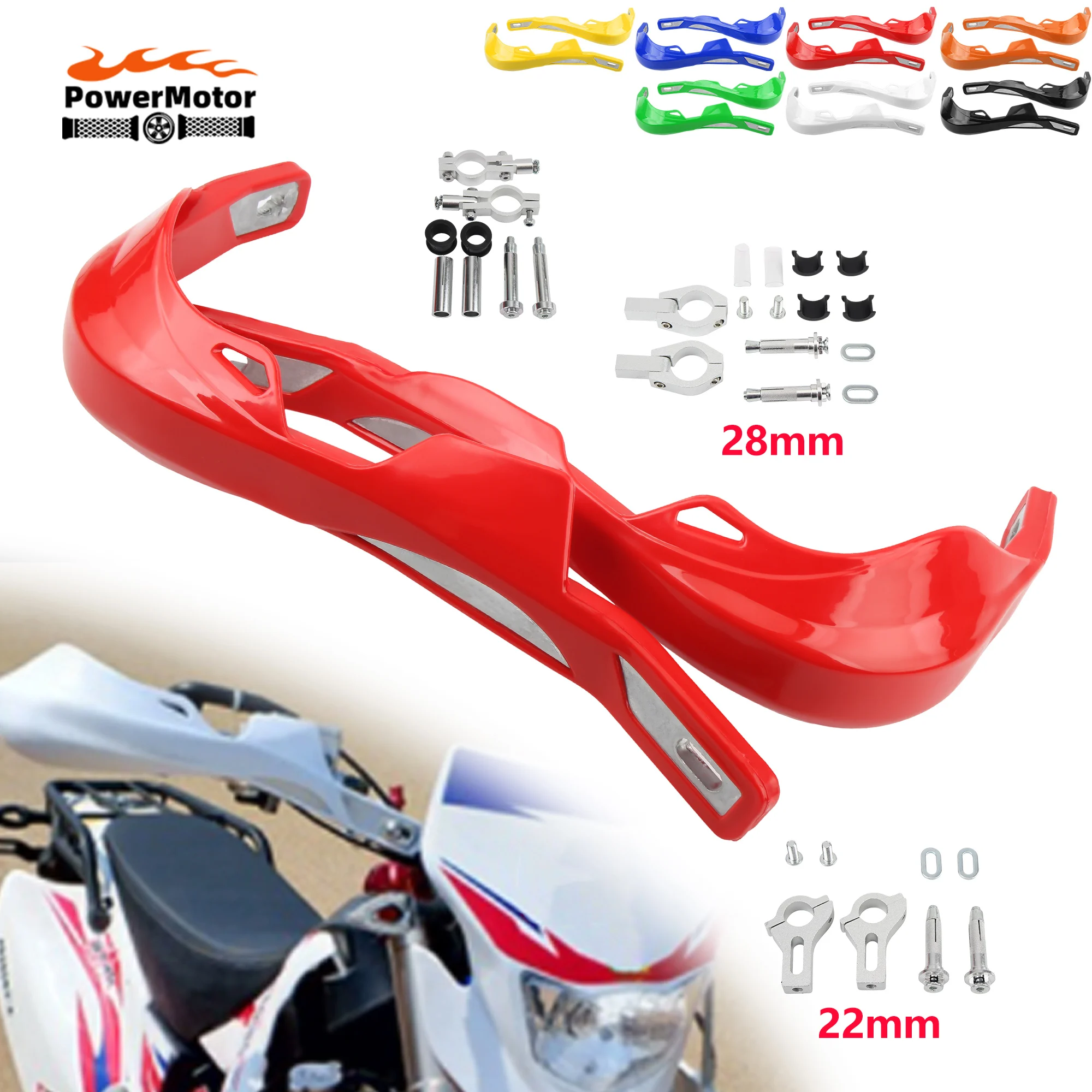 

Enduro Hand Protection Cross Motorcycle Handguard 28mm 22mm For KTM Yamaha Kawasaki Honda Dirtbike Protector Enduro Tuning