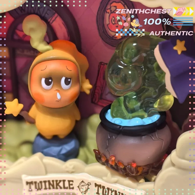 Authentic POP MART Twinkle Twinkle Light Up Series Scene Sets Series Blind Box Unique Desk Decor Gifts An Experience Like