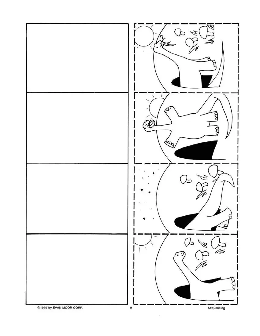 تسلسل Evan-Moor: أنشطة القطع واللصق، مصنف الصف K-1، العمر 4 5 6 7، الكتاب الإنجليزي 9781557990136 #5