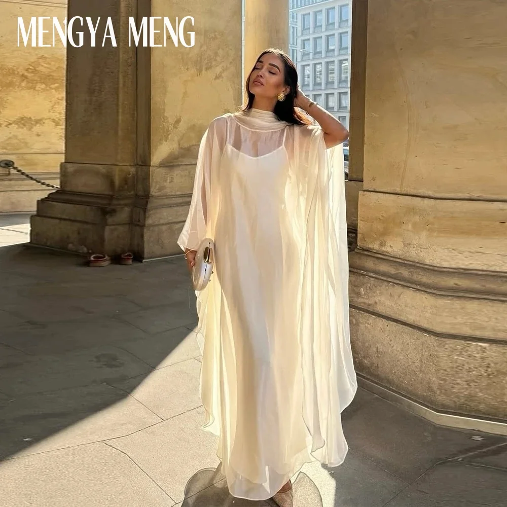 

ZHUISHU Простое свадебное платье в стиле бохо, шифоновая накидка с длинным рукавом, элегантное свадебное платье на заказ, легкое платье трапециевидной формы, Vestidos De Novia 2025