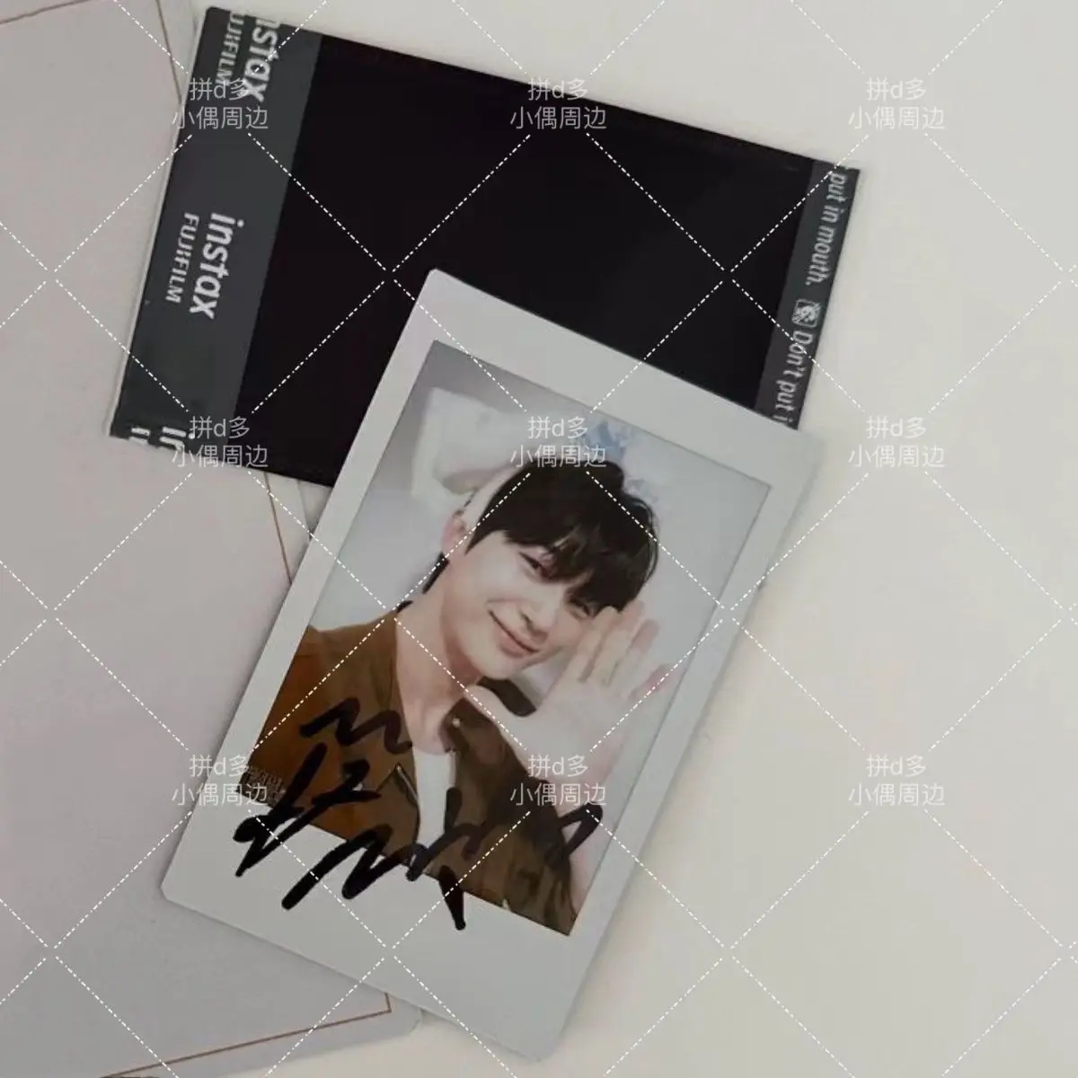 Byeon Woo-Seok Hye-yoon Kim Signature Photo Unprinted Birthday Gift Personal Collection