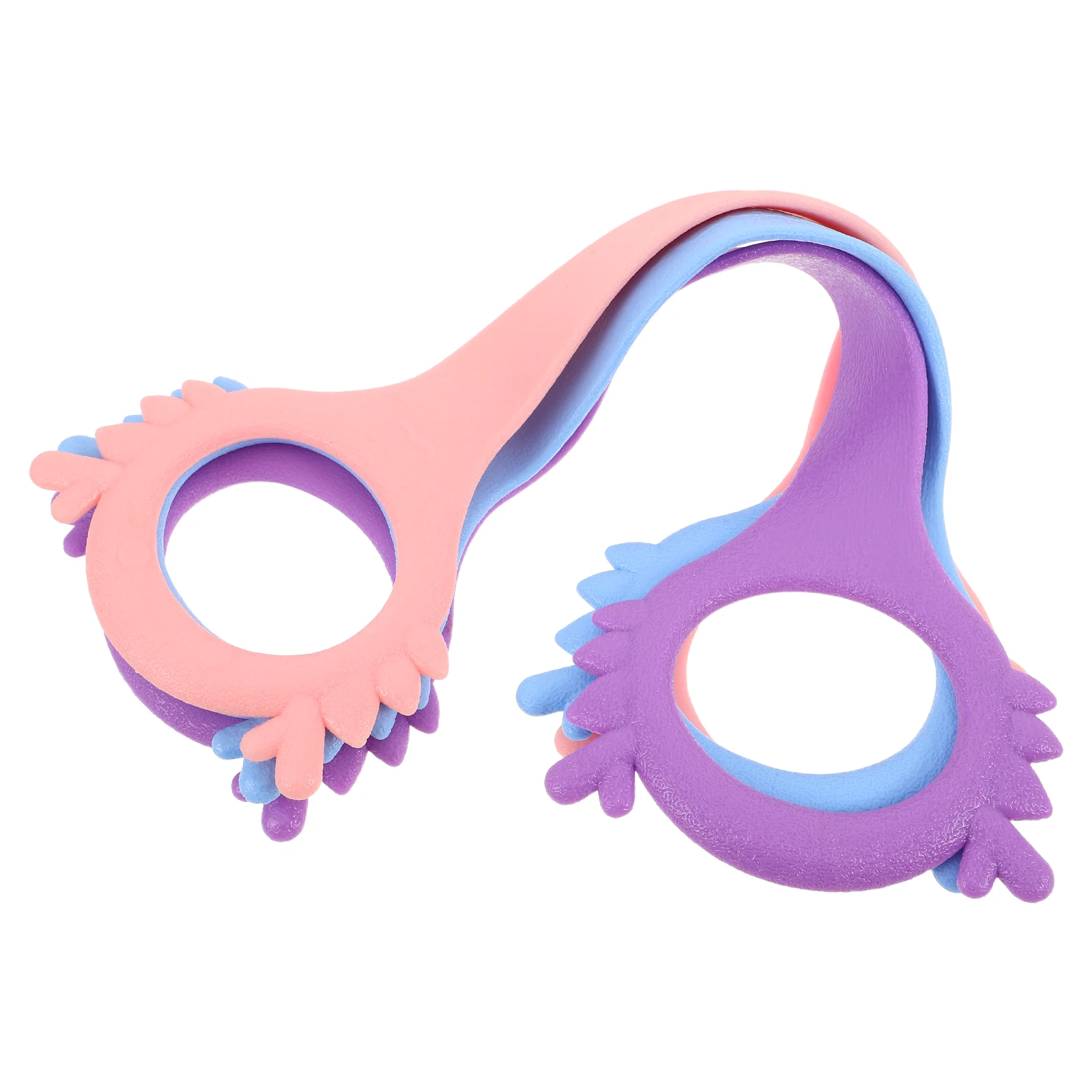 

3pcs Resistance For Back Workout: Figure 8 Elastic Fitness Bands High Elasticity Stretch Gym Straps For Yoga Training