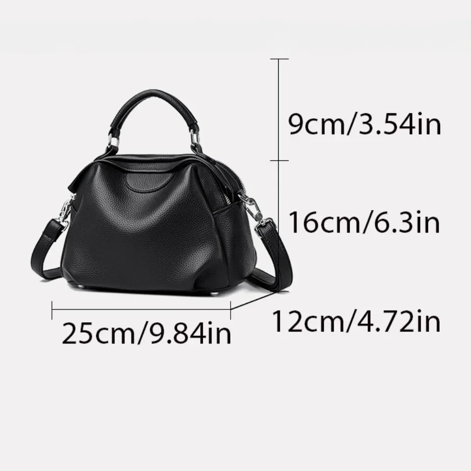 Large Capacity Luxury Leather Women Tote Bag Designer Many Pocket Female Shoulder Messenger Bags Ladies Handbag Sac A Main