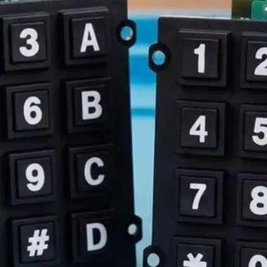 For 4x4 For Matrix Keypad Module Dual Pack for Microcontroller Development Featuring 16 Key Layout and Reliable