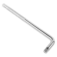 1/2 1/4 3/8 Socket Ratchet Wrench Extension Bar L-Type Double End Non-Slip Bent Bar 150/250mm Socket Connecting Rod Accessories