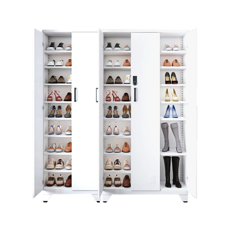 Premium Locked Shoe Cabinet, Outdoor Corridor Outside The Door , Steel Large-capacity Balcony Storage, Iron Shoe Rack