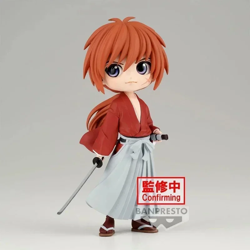 In Stock Banpresto Bandai Q Posket Himura Kenshin (Rurouni Kenshin) Nice Collectible Anime Figure Exquisite Model Ornament Toys