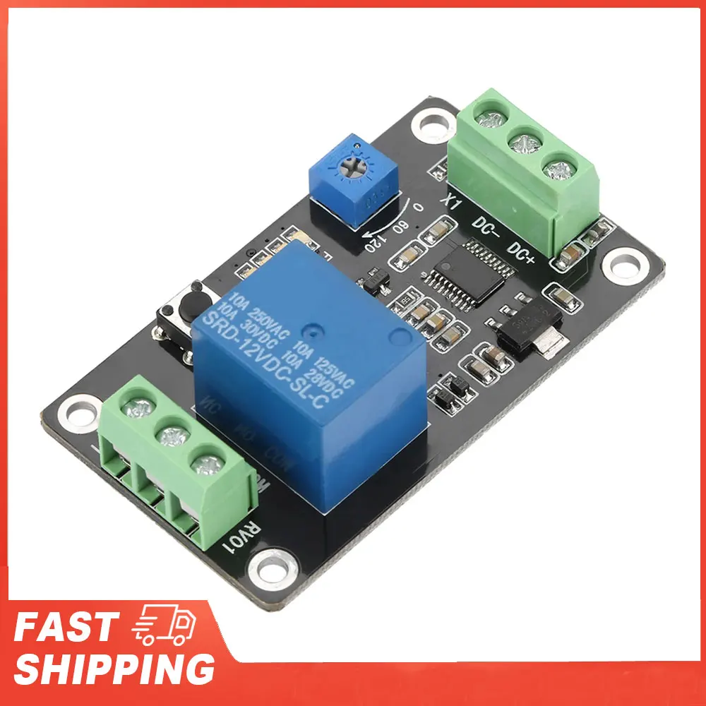 Delay On Off Relay Delay Timer Relay Self locking Delay On Off Time Switch Super 555 Timer DC 5V/12V/24V Timer Relay Delay Relay