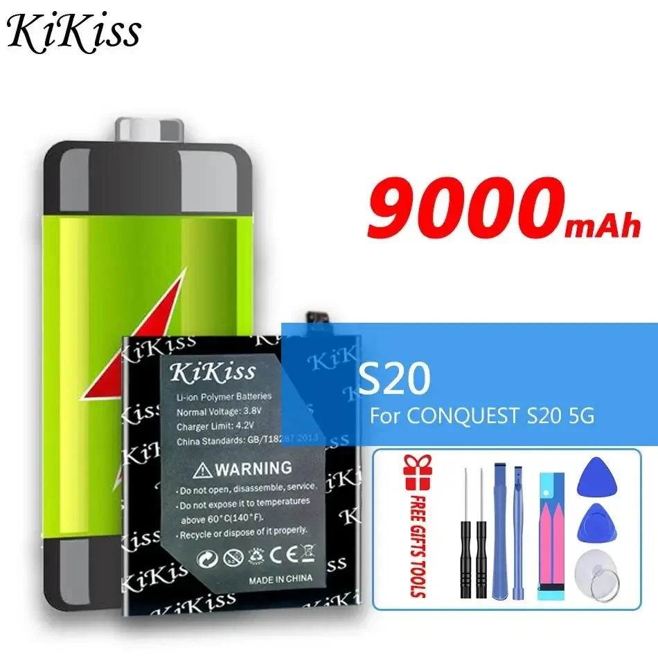 

Мощная батарея KiKiss 9000 мАч для CONQUEST S20 5G