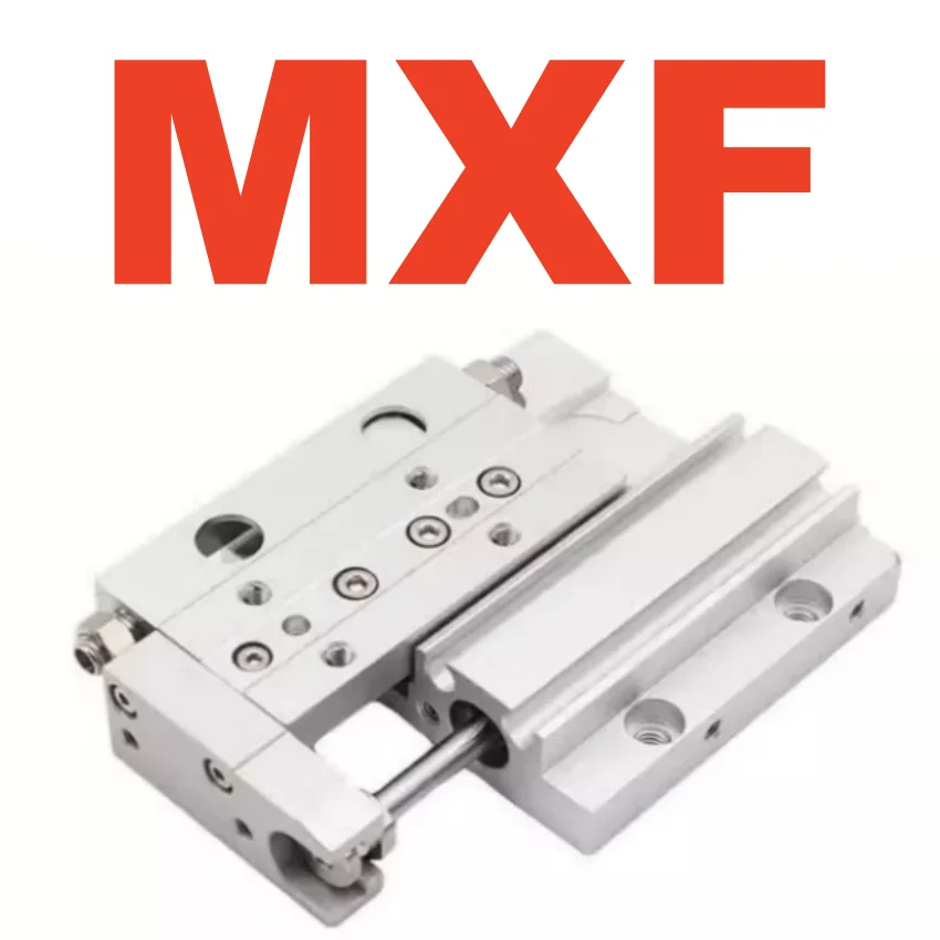 MXF MXF8 MXF12 MXF16 MXF20 Slide Table Cylinder With Guide Rail Roller Low Profile MXF8-10 MXF8-20 MXF8-30 MXF12-20 MXF16-50
