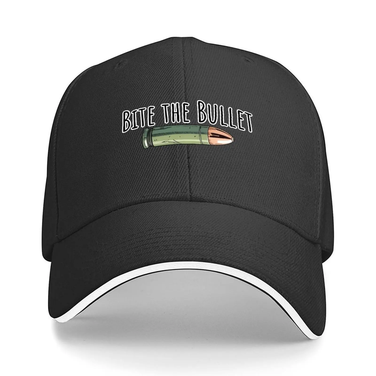 

Bite the Bullet Baseball Cap men's big size hat Thermal Visor foam party Hat Sunscreen Men's Baseball Women's