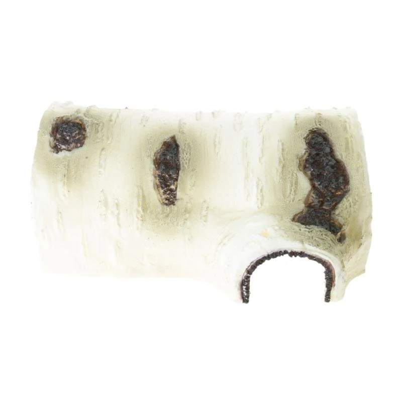 R1WA Hide Cave Artificiale Birch Log Aiuta l'allevamento per leopardo geco