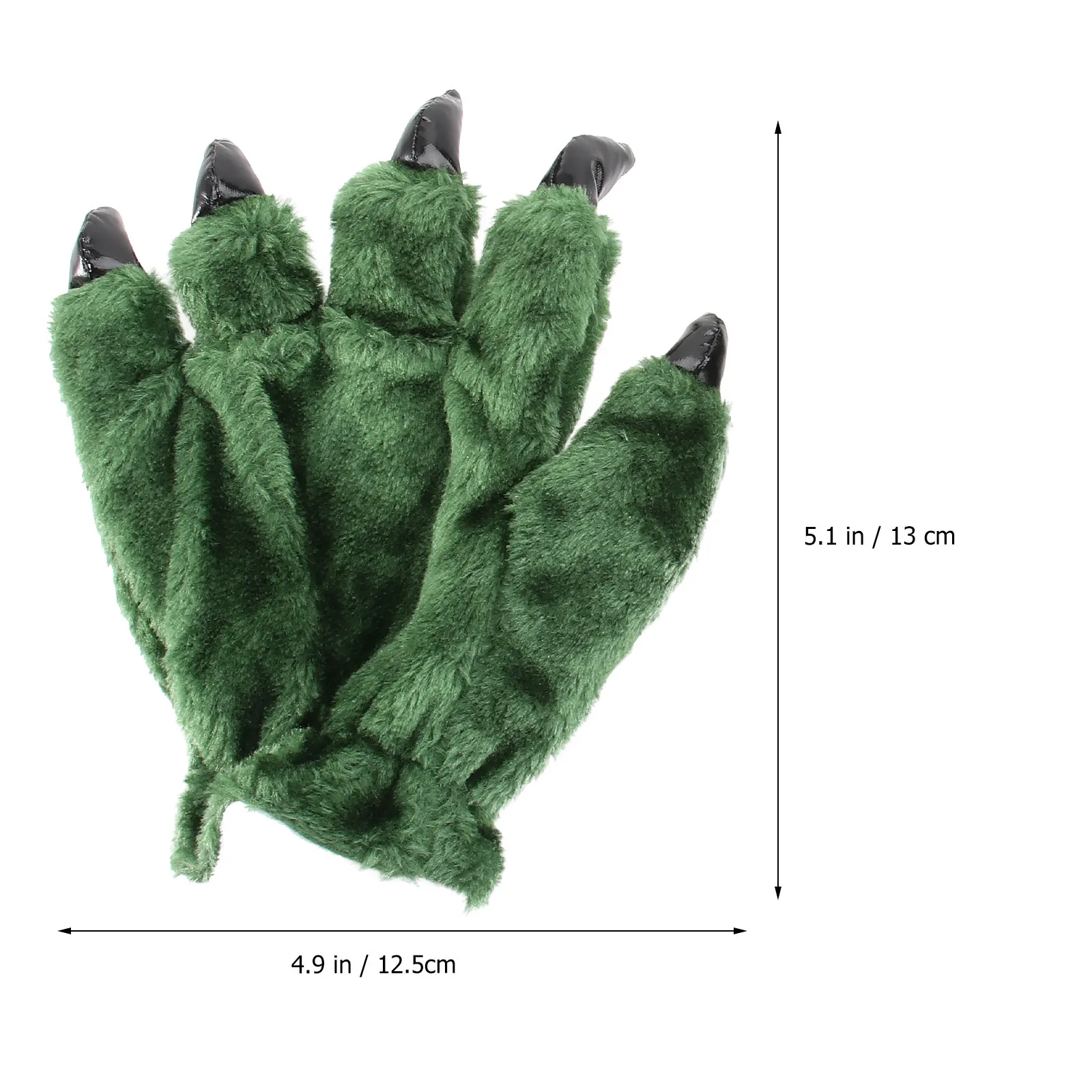 1Pair Dinosaur Palm Gloves Creative Warm Winter Gloves for Adults Fancy Dress Theme Parties Role Play Props Gift Idea