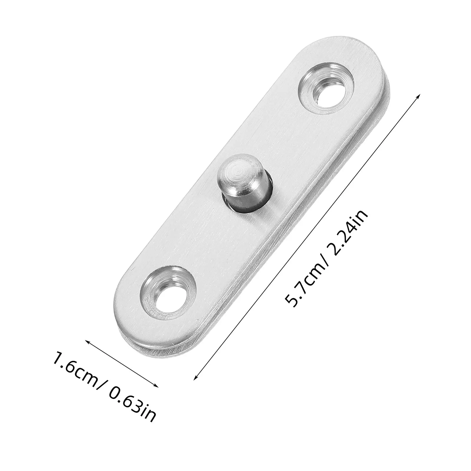 20Pcs Hidden Door Hinge Stainless Steel Pivot Hinge Heavy Duty For Window Pivot Cabinet Cupboard Door Furniture Hardware Fitting