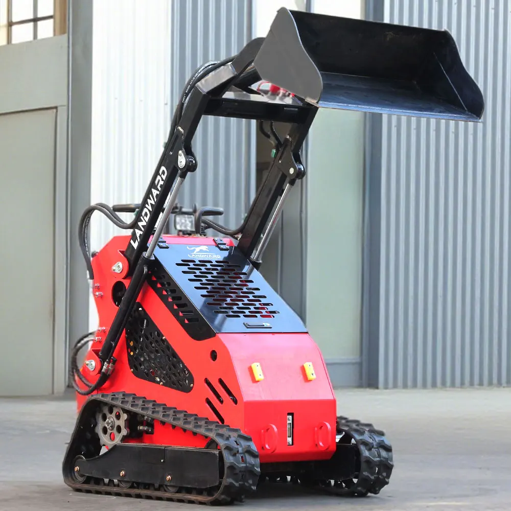 

Euro 5 Small Crawler Loader Diesel Engine Wholesale Small 4×4 Wheeled Skid Steer Loader SnowPlow Attachments Customized For Sale