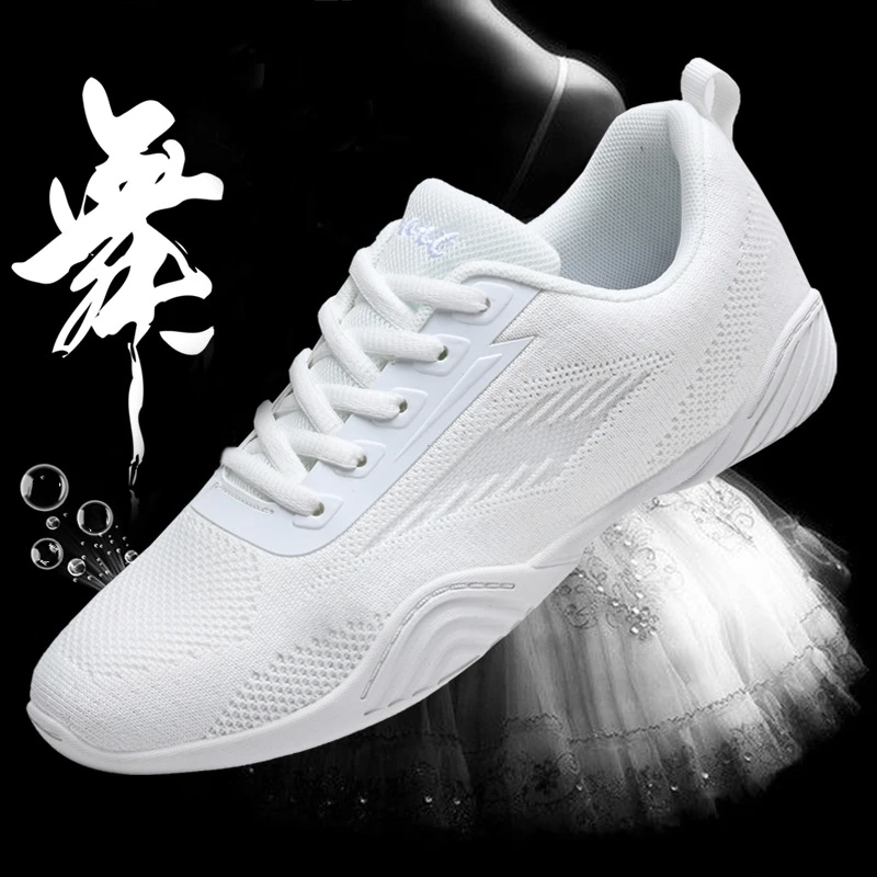 Dance Shoes Woman Men Ladies Modern Soft Bottom Jazz Sneakers Competitive Aerobics Shoes Mesh Female Dancing Fitness Sport