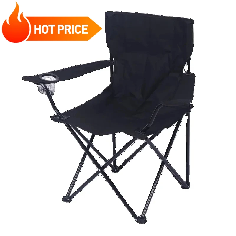 Camping Chair OxfordPortable Outdoor Folding Fishing Chair with Armrest Backrest Leisure Folding Art Sketching Painting Beach