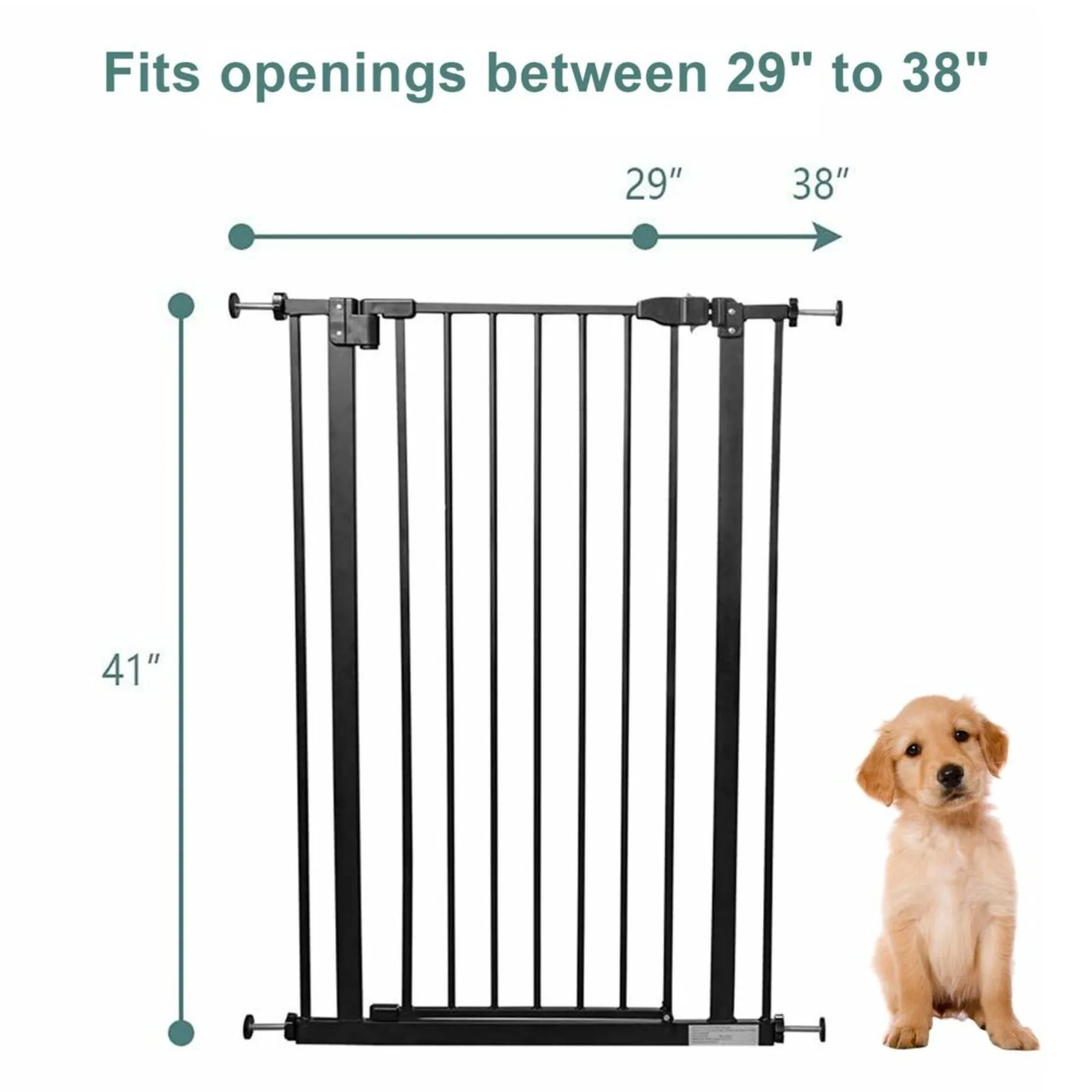 USThe adjustable barrier of the tall baby pet dog door protects the safety of the indoor extension door-