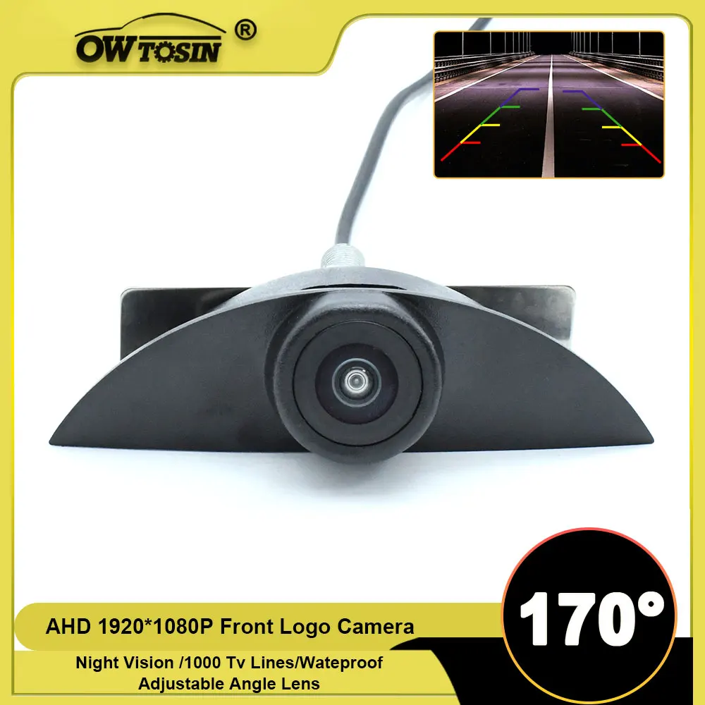 

For Nissan X-Trail Tiida Livina Qashqai fairlady Pulsar Cube Murano Vehicle Camera 170°AHD 1920*1080P Front Logo View Car Camera