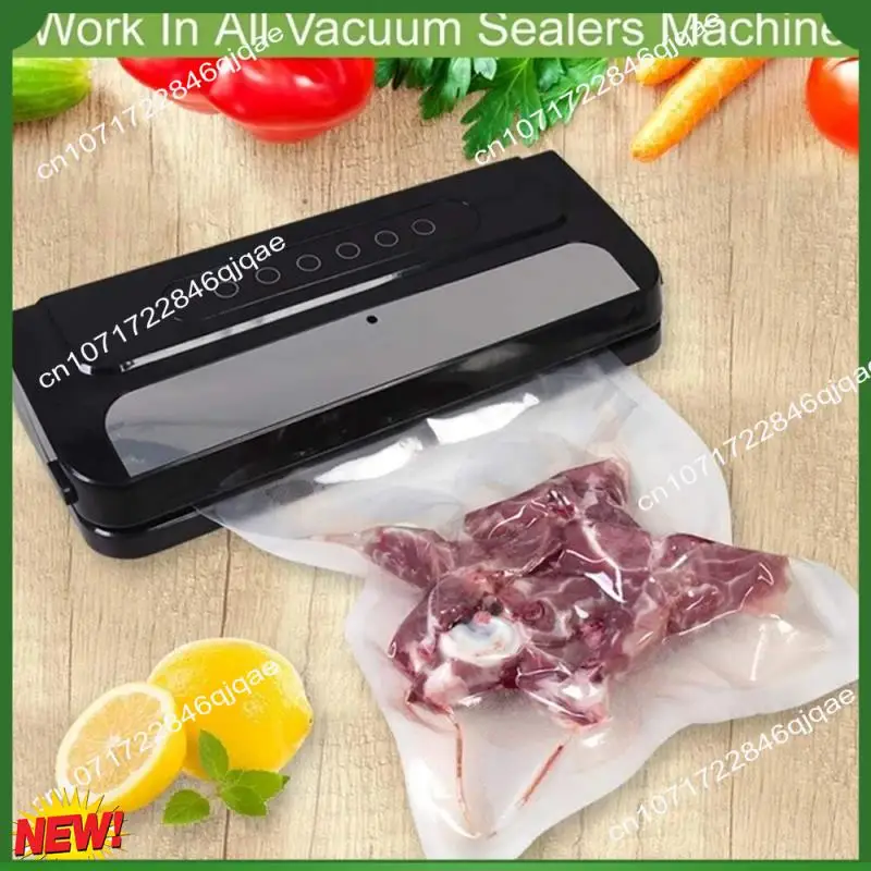 

A48I 100Pcs Kitchen Vacuum Bags For Food Vacuum Sealer Packing Machine Food Storage Bag No-BPA Kitchen Parts Accessories 15X25cm