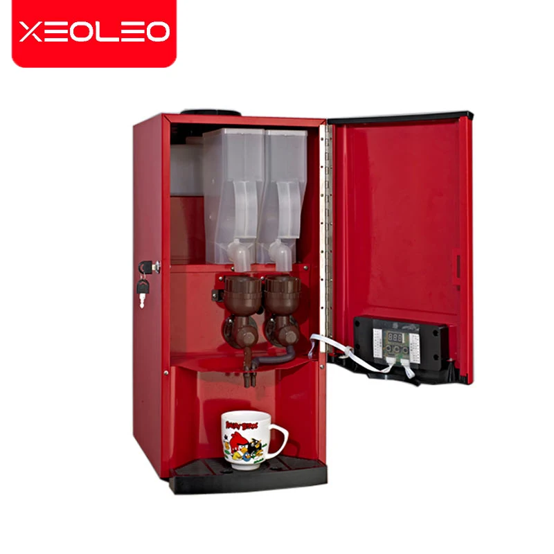 Xeoleo Automatic Coffee machine for Restaurant/Office Commercial Drip Coffee maker 2/3 Canister Cafe American 820W 220V Black