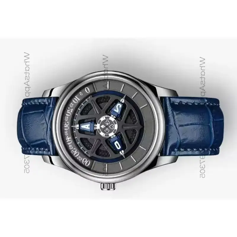 302141 Fully automatic mechanical watch men's personalized small dial star wheel watch, gift box