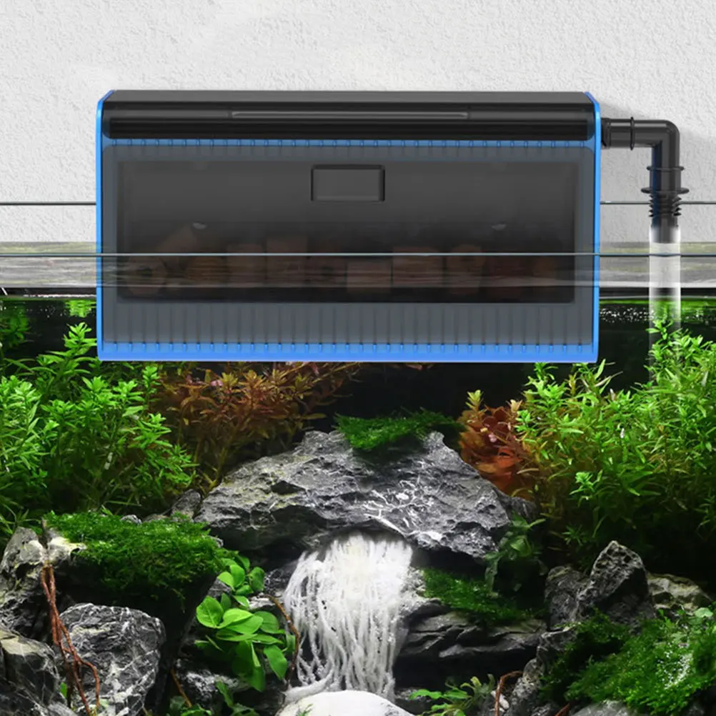 

WallMounted Dripper Box for Fish Tank Aquarium HighQuality Purification Filter Plastic Water Filtration Cleaning Tool Pet Fish