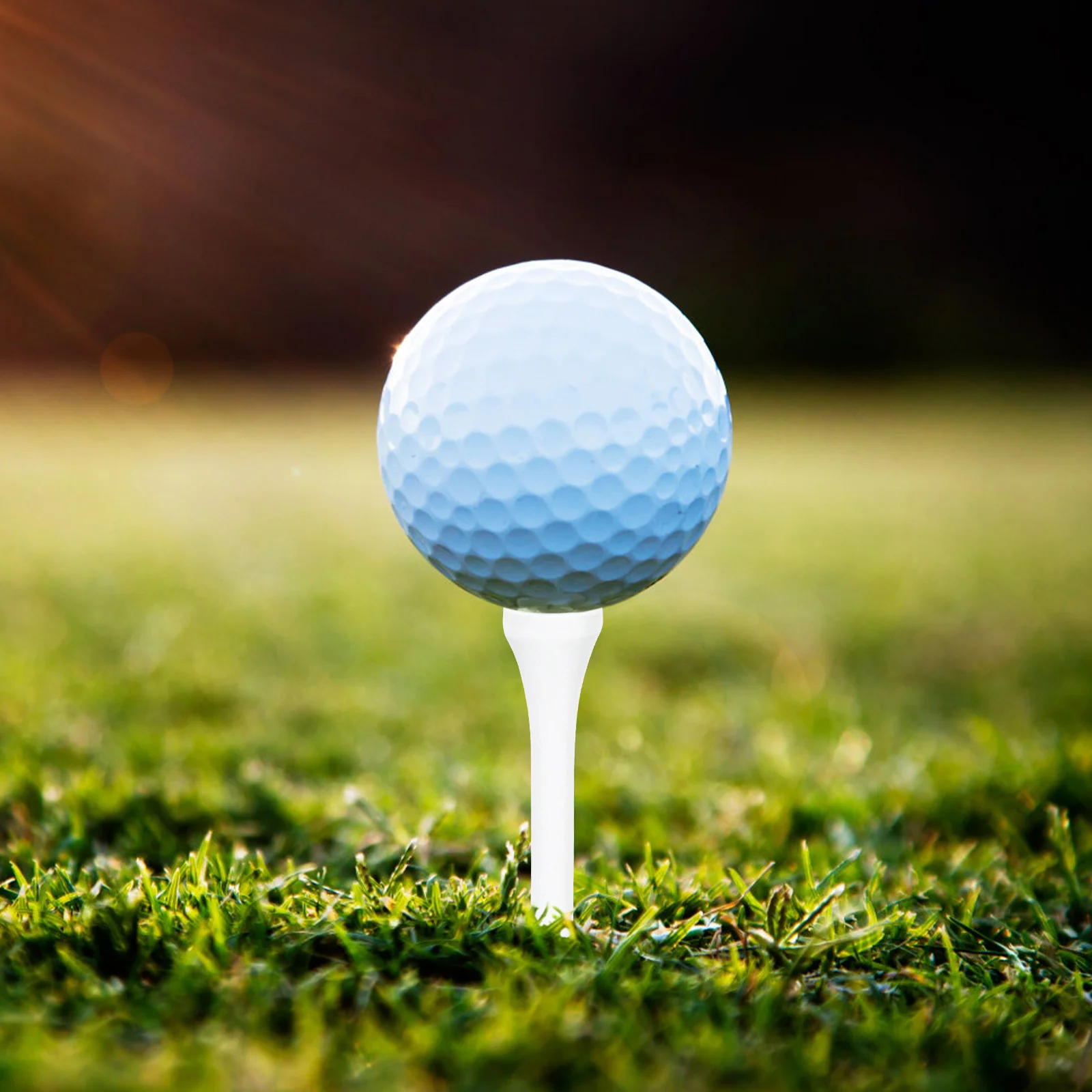 50 قطعة من تي شيرتات الجولف الخشبية الاحترافية أوتاد الجولف قوية تدوم طويلاً ومنخفضة الاحتكاك لحماية النادي ممارسة الجولف