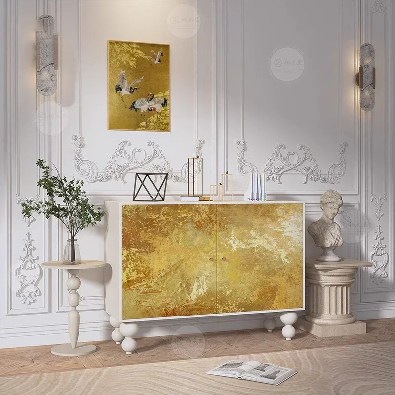 

Postmodern Craft Living Room Cabinets Wood Vanity Hallway Display Living Room Cabinets Jewelry Vase Vitrina Trendy Furniture