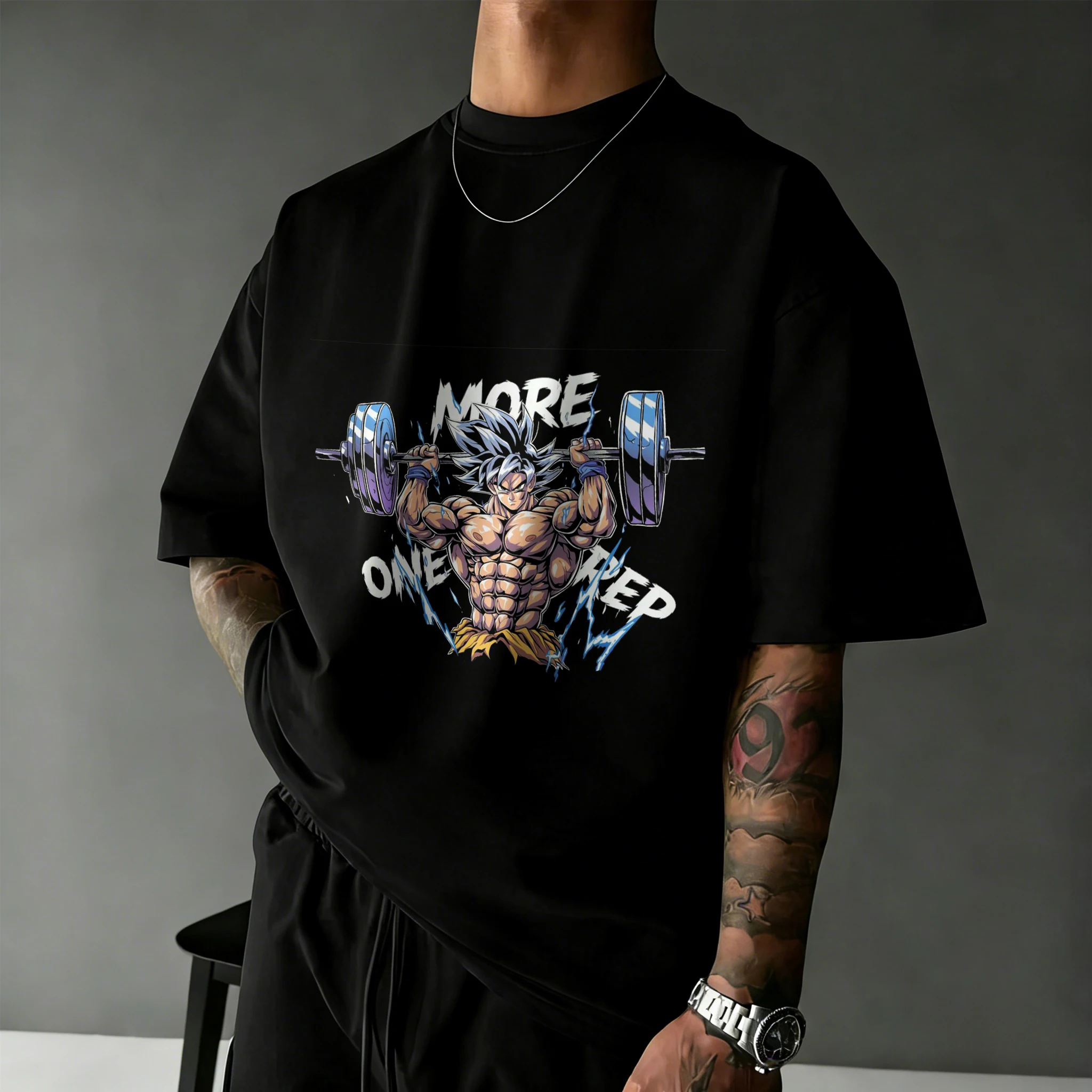 

Винтажная хлопковая футболка оверсайз с принтом Dragon Ball для мужчин и женщин, унисекс, с японским аниме-принтом, повседневная, для фитнеса, весна/лето