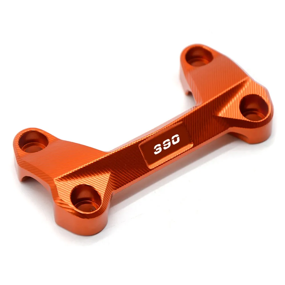 อุปกรณ์เสริมรถจักรยานยนต์สําหรับ DUKE 390 DUKE 125 DUKE 200 Handlebar Risers ฝาครอบด้านบน CLAMP อลูมิเนียม DUKE 125 200 390 DOMINAR 250/400