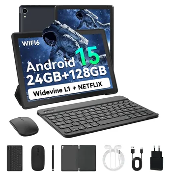 Tablette Android 15 A523, 10 pouces, 8 cœurs, 24 go + 128 go...