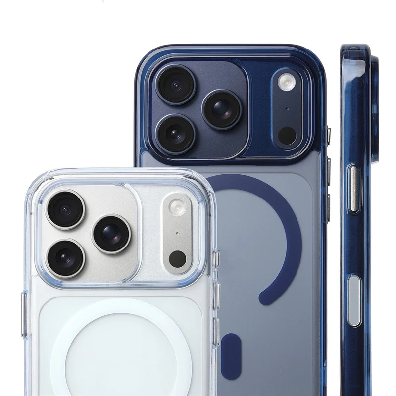 

For iPhone 17Pro 16 16Pro 17 17Pro Max AI Control Camera Button Magnetic Case for Magsafe Phone Cover Matte Lens Protection