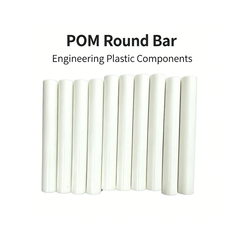 White POM Pressure Rod Double End M4 Thread 80 90 100mm PCB Test Fixture Compression Holding Parts 10PCS Per Package