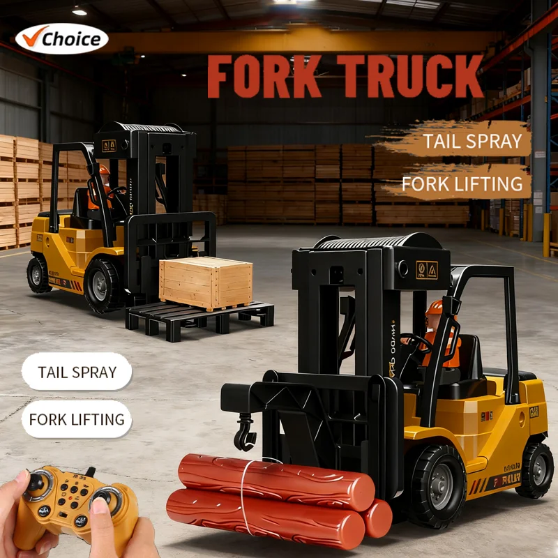 

Грузовики Вилочный погрузчик 2,4G 1:24 Детские игрушки с дистанционным управлением Автомобили Игрушечный мальчик Журавли Подъемный трюковый автомобиль Электромобиль Детский праздничный подарок